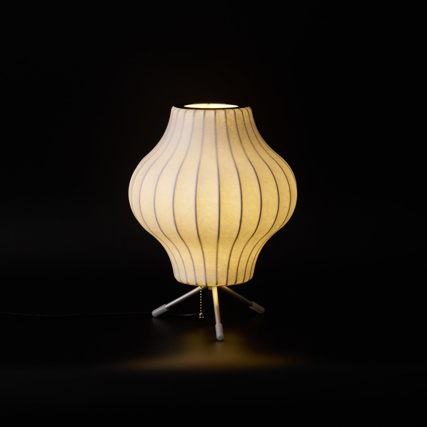 Nelson Tripod Table Lamp Chrome White LED Indoor Lighting