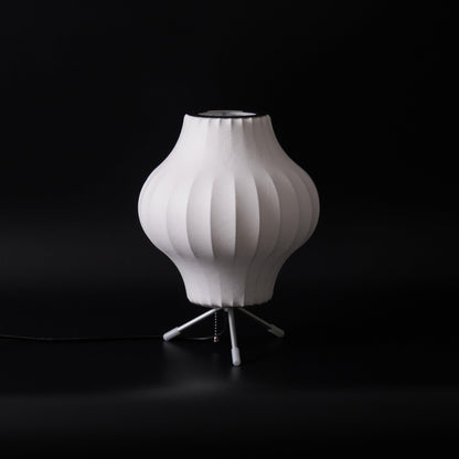 Nelson Tripod Table Lamp Chrome White LED Indoor Lighting