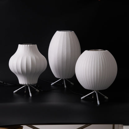 Nelson Tripod Table Lamp Chrome White LED Indoor Lighting