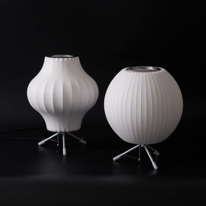 Nelson Tripod Table Lamp Chrome White LED Indoor Lighting