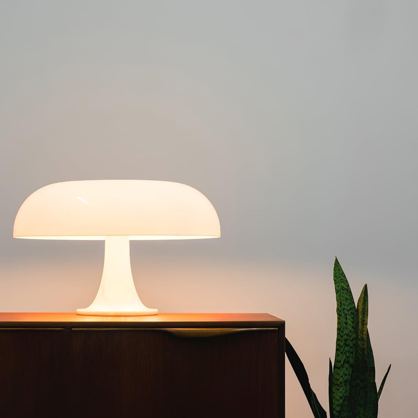 Mushroom Table Lamp Mid Century Modern Colorful Desk Lamp