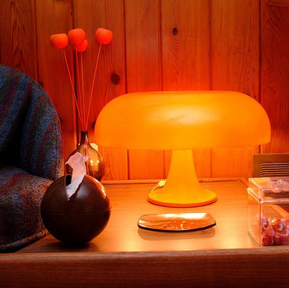 Mushroom Table Lamp Mid Century Modern Colorful Desk Lamp