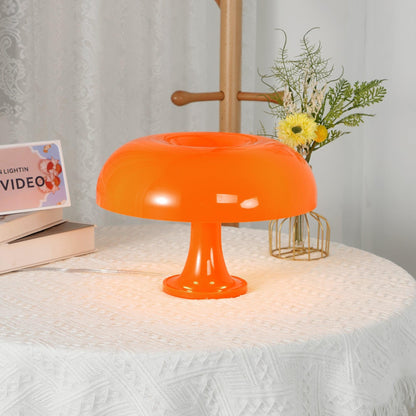 Mushroom Table Lamp Mid Century Modern Colorful Desk Lamp