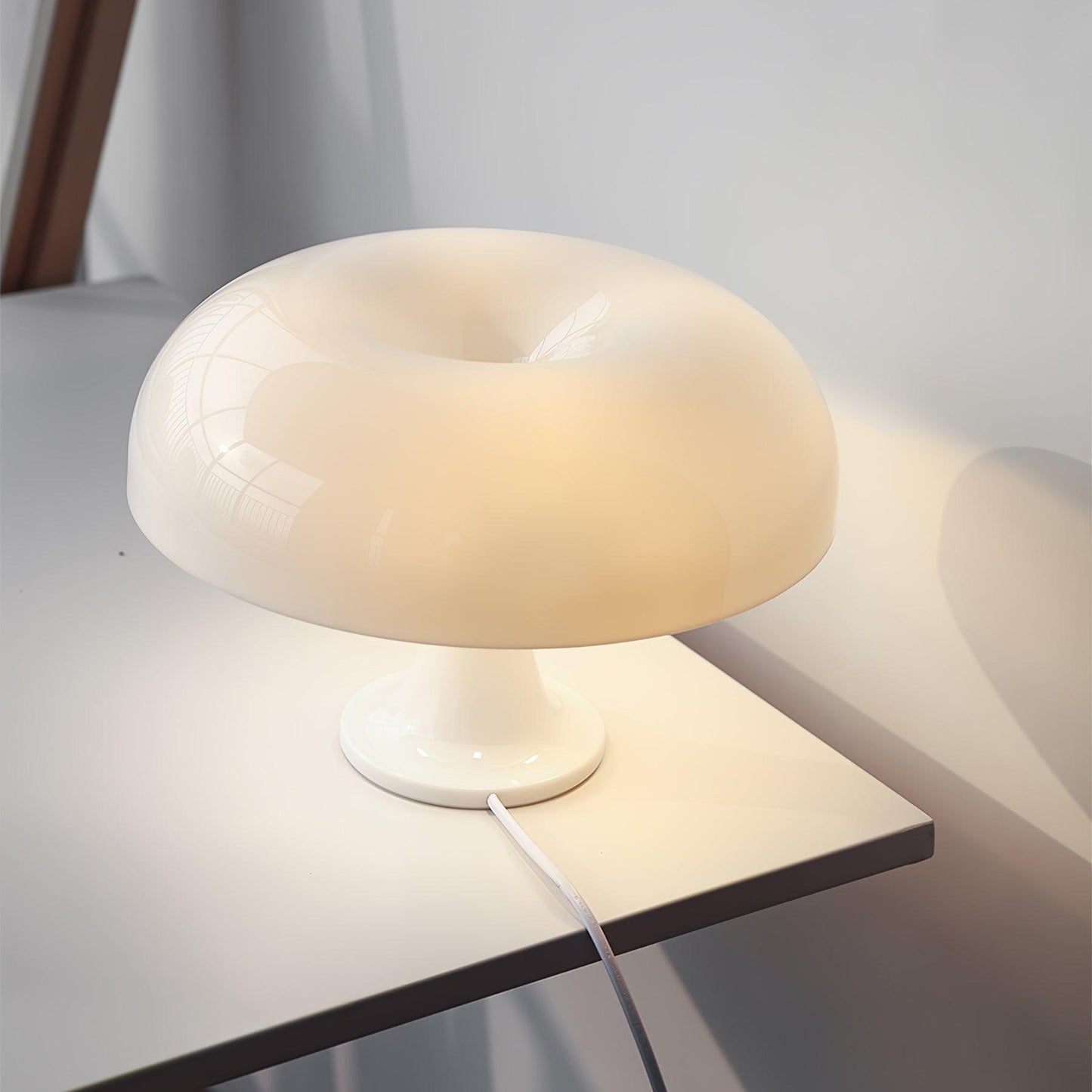 Mushroom Table Lamp Mid Century Modern Colorful Desk Lamp