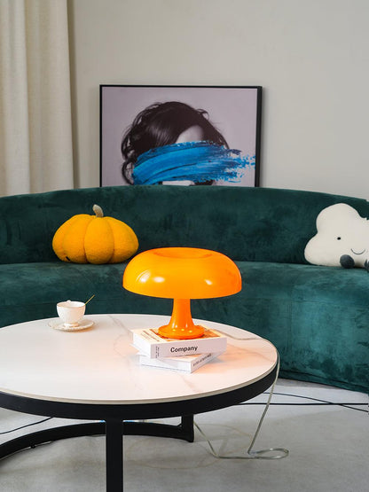 Mushroom Table Lamp Mid Century Modern Colorful Desk Lamp