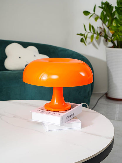 Mushroom Table Lamp Mid Century Modern Colorful Desk Lamp
