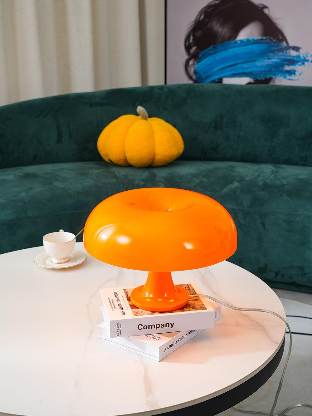 Mushroom Table Lamp Mid Century Modern Colorful Desk Lamp