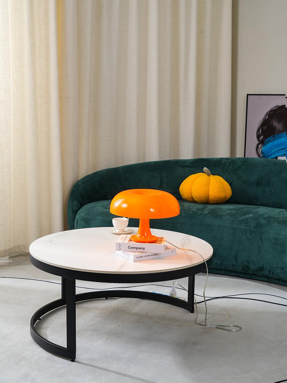 Mushroom Table Lamp Mid Century Modern Colorful Desk Lamp