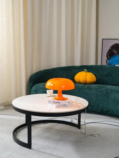 Mushroom Table Lamp Mid Century Modern Colorful Desk Lamp