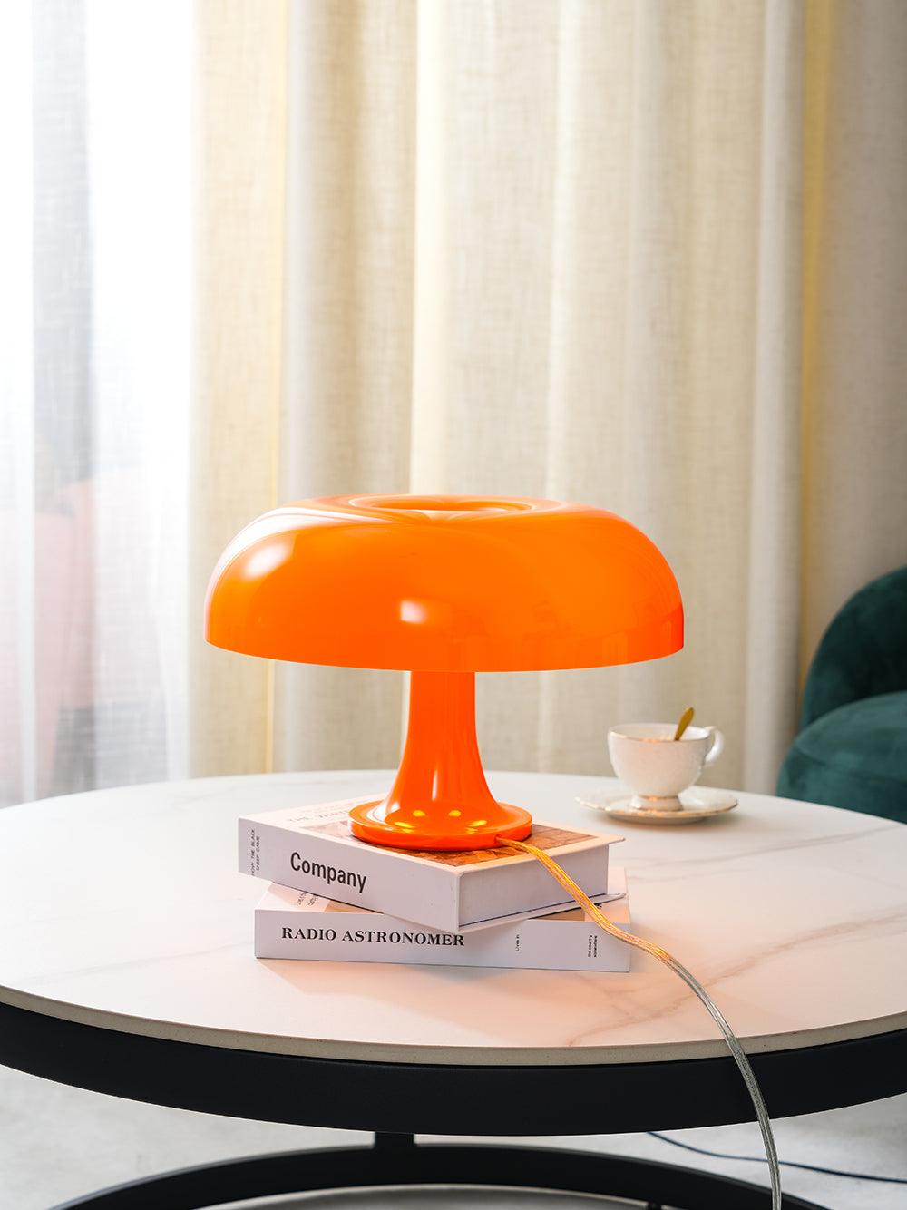 Mushroom Table Lamp Mid Century Modern Colorful Desk Lamp