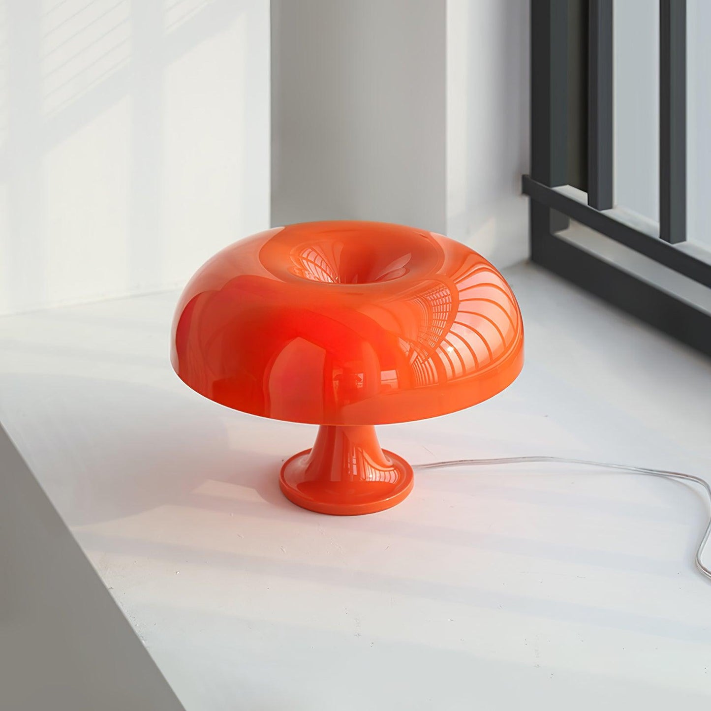Mushroom Table Lamp Mid Century Modern Colorful Desk Lamp