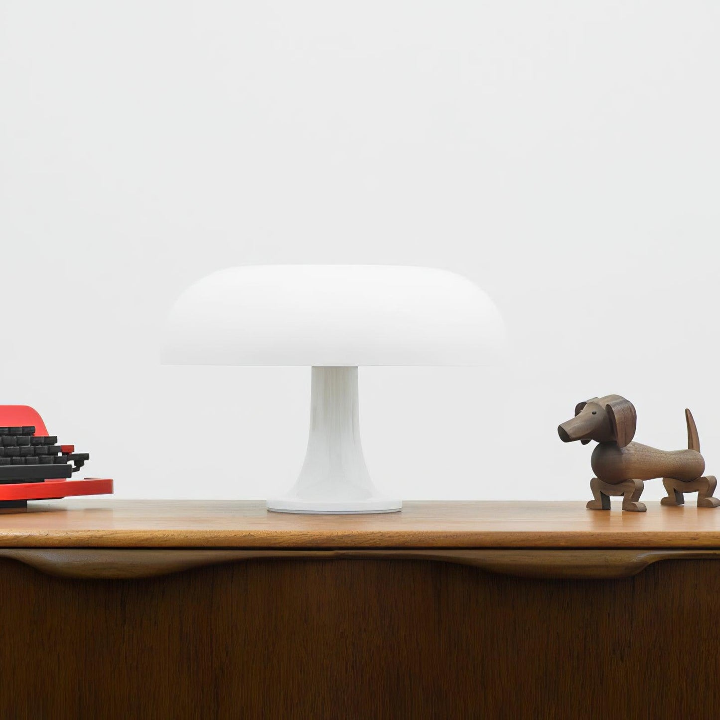 Mushroom Table Lamp Mid Century Modern Colorful Desk Lamp