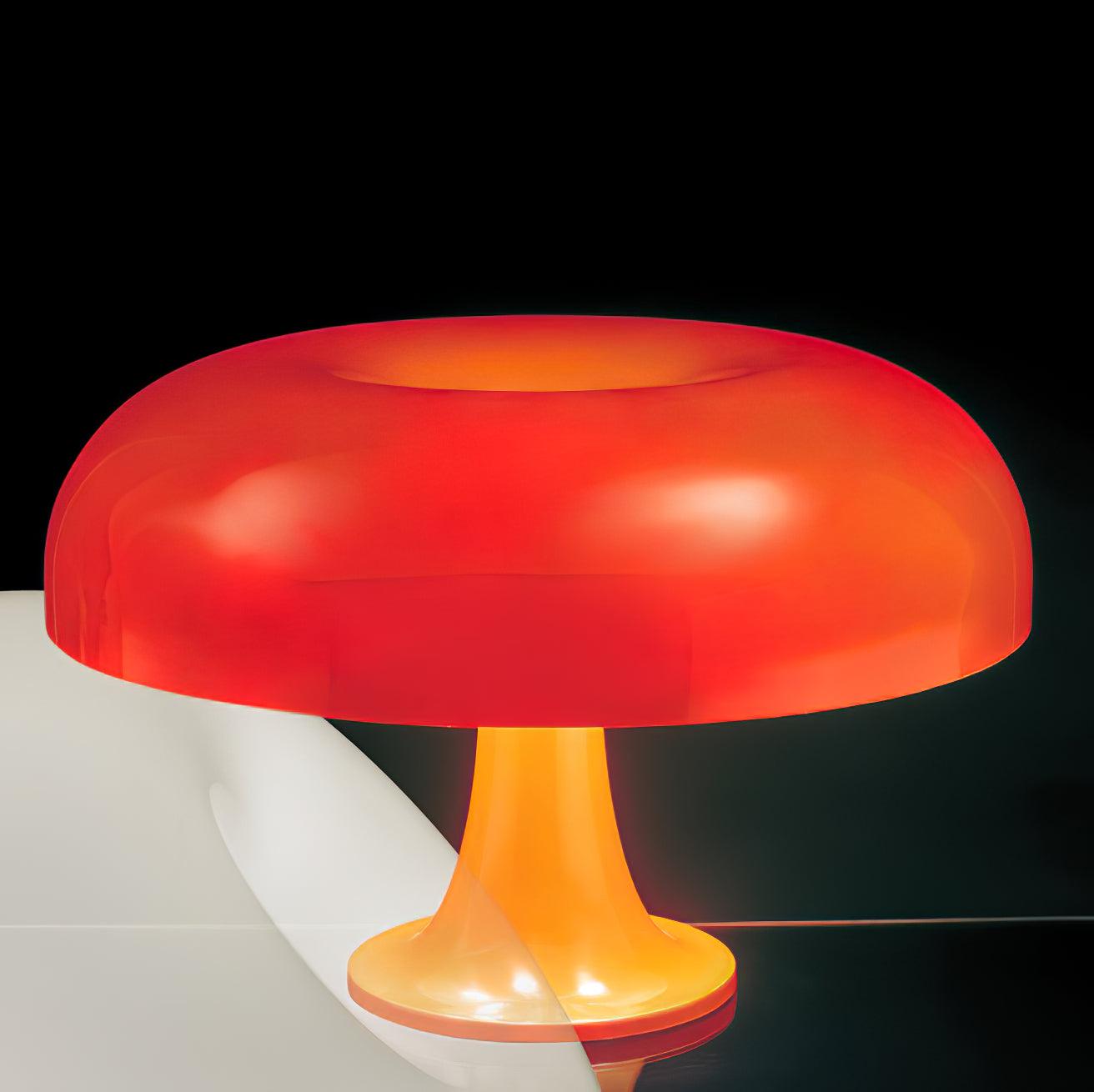 Mushroom Table Lamp Mid Century Modern Colorful Desk Lamp