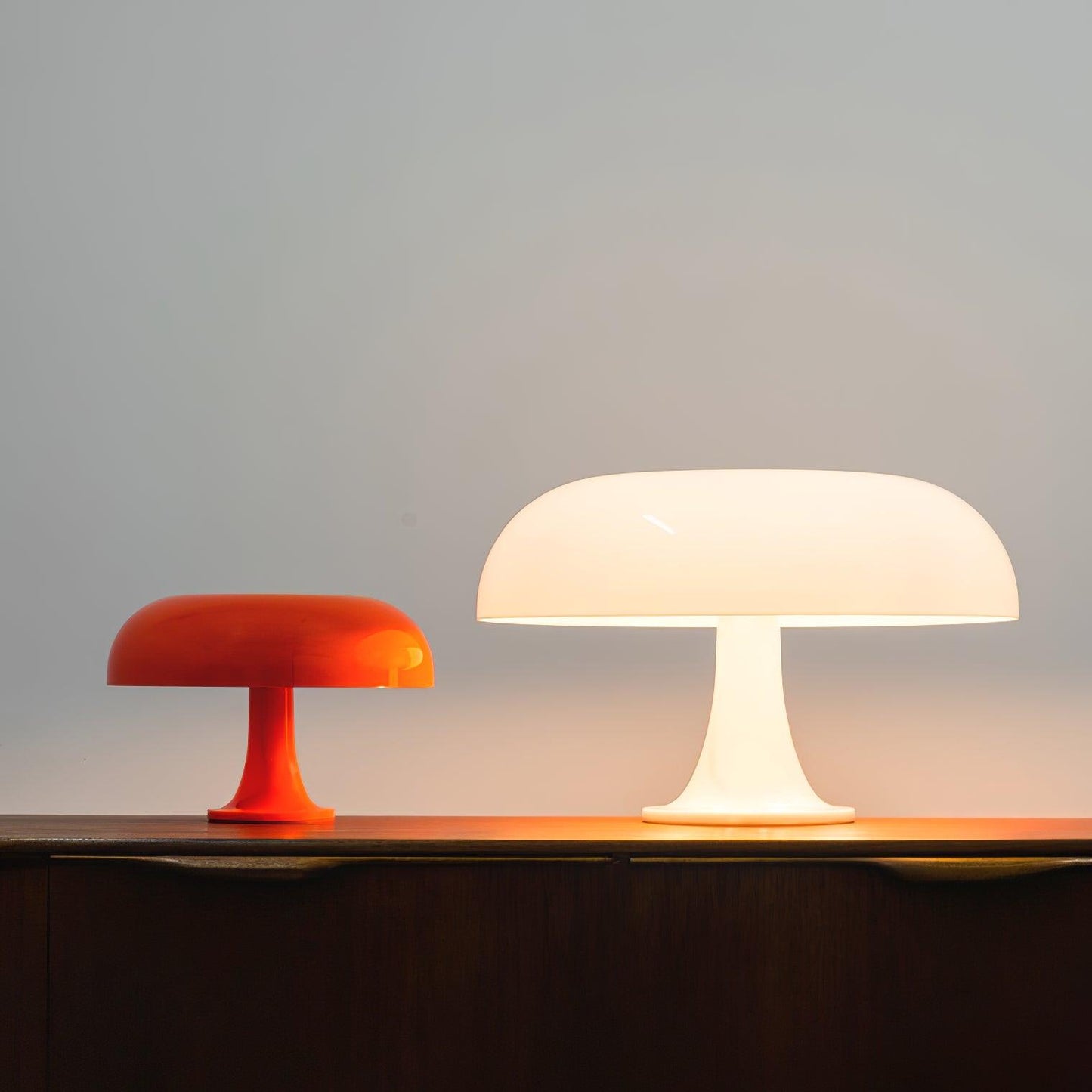 Mushroom Table Lamp Mid Century Modern Colorful Desk Lamp