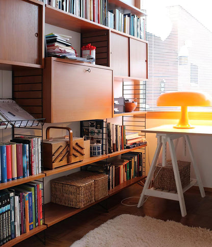 Mushroom Table Lamp Mid Century Modern Colorful Desk Lamp