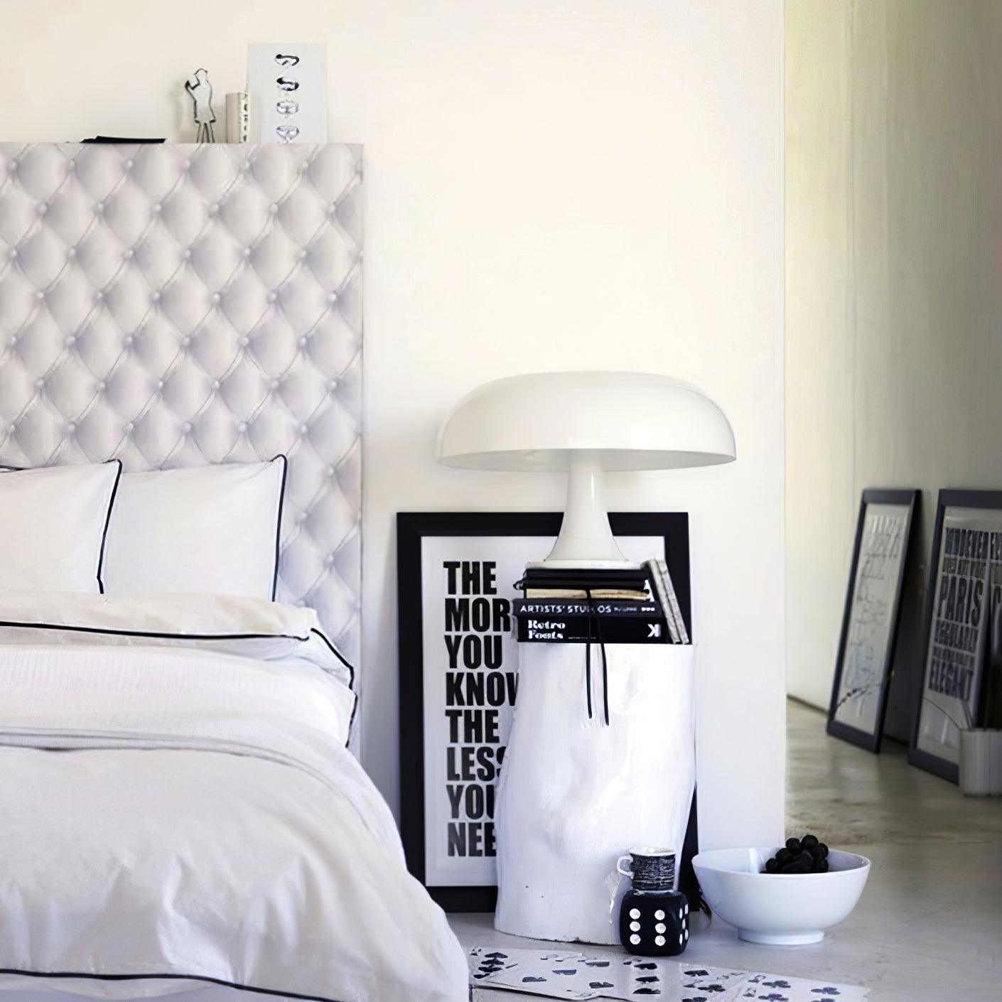 Mushroom Table Lamp Mid Century Modern Colorful Desk Lamp