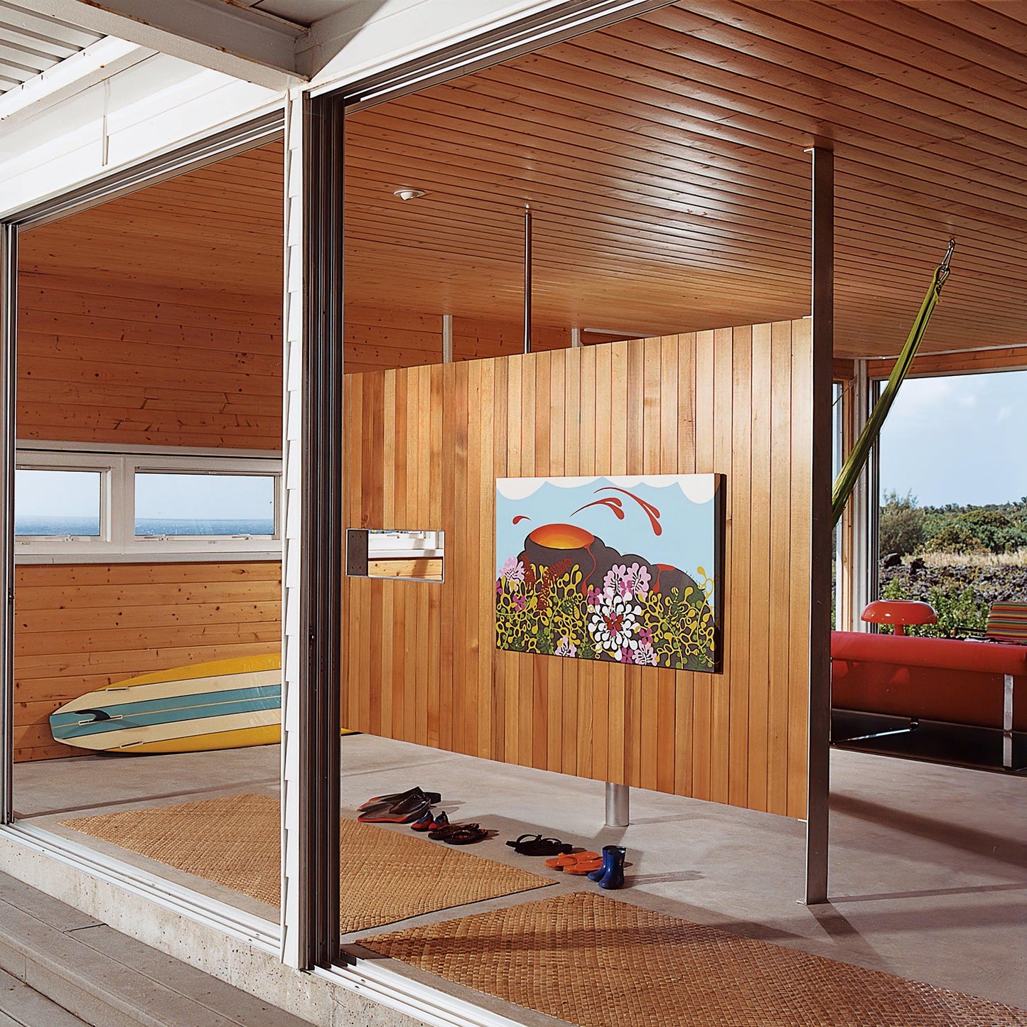 Mushroom Table Lamp Mid Century Modern Colorful Desk Lamp