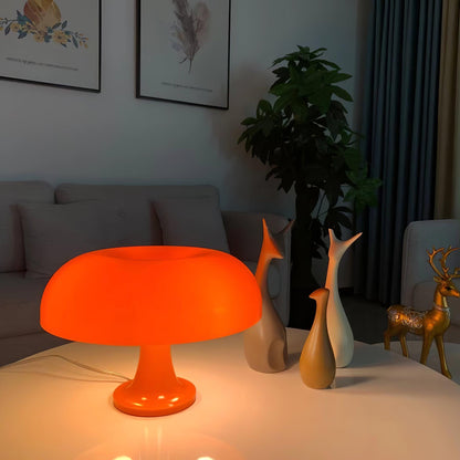 Mushroom Table Lamp Mid Century Modern Colorful Desk Lamp