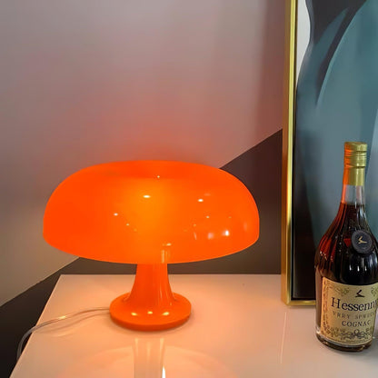 Mushroom Table Lamp Mid Century Modern Colorful Desk Lamp