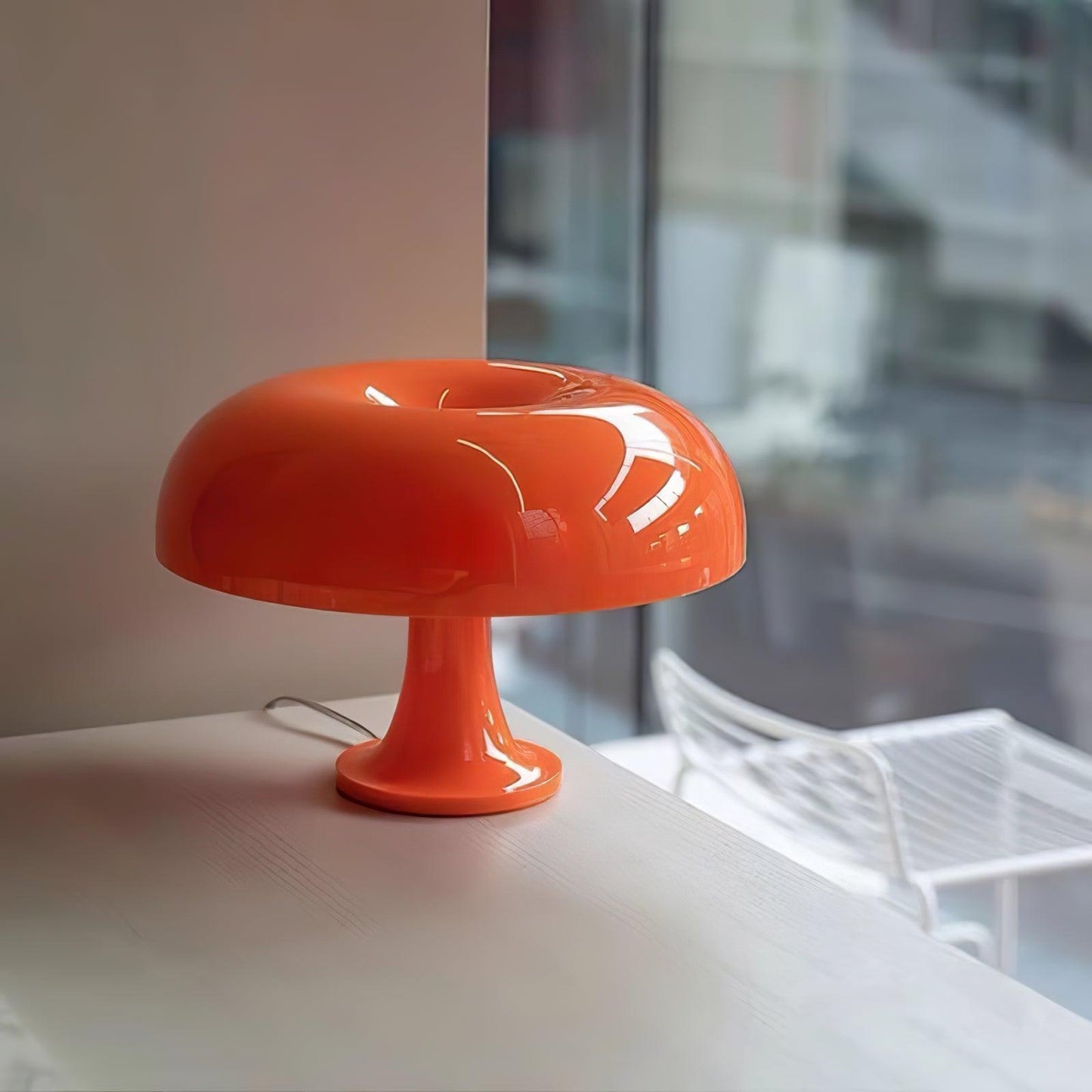 Mushroom Table Lamp Mid Century Modern Colorful Desk Lamp