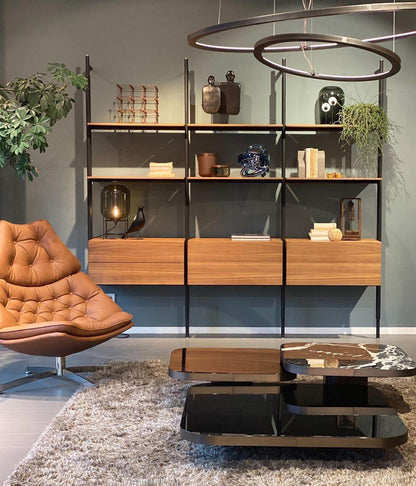 Oda LED Floor Lamp With Modern Glass Globe