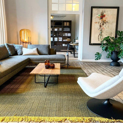 Oda LED Floor Lamp With Modern Glass Globe