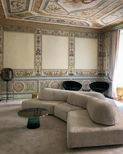 Oda LED Floor Lamp With Modern Glass Globe