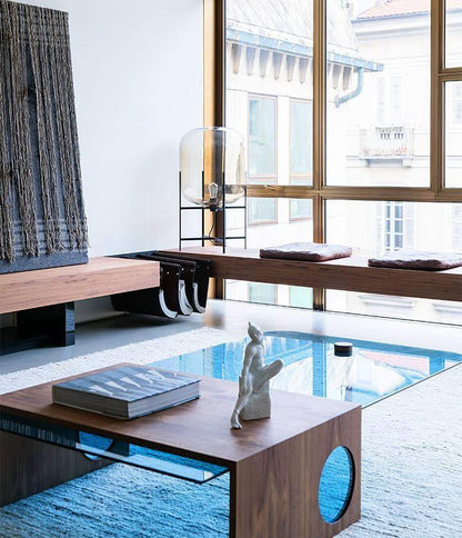 Oda LED Floor Lamp With Modern Glass Globe