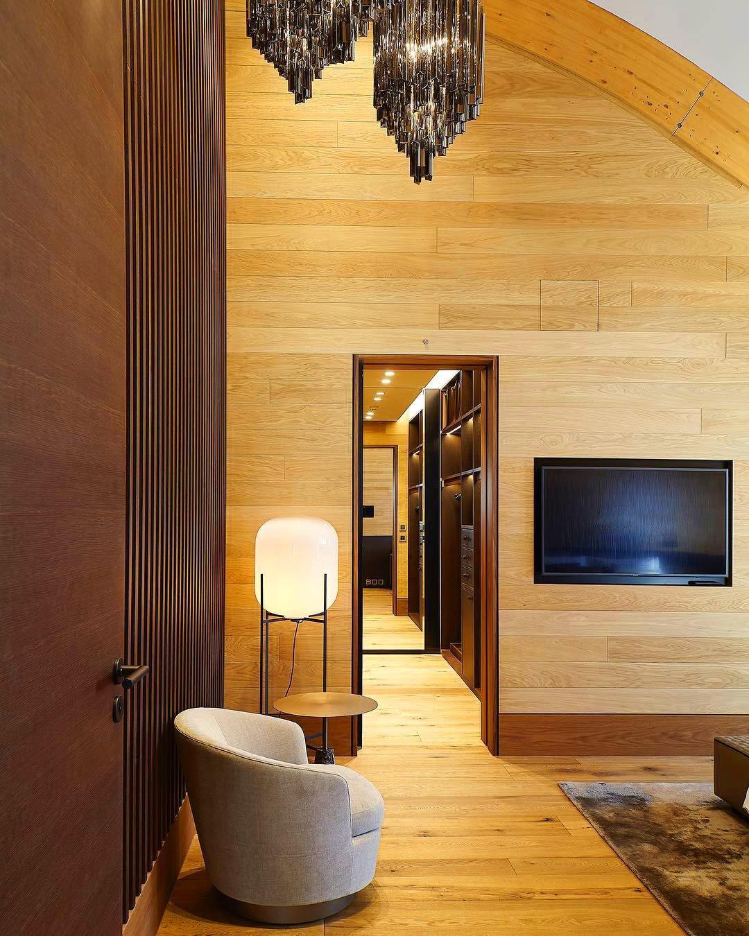 Oda LED Floor Lamp With Modern Glass Globe