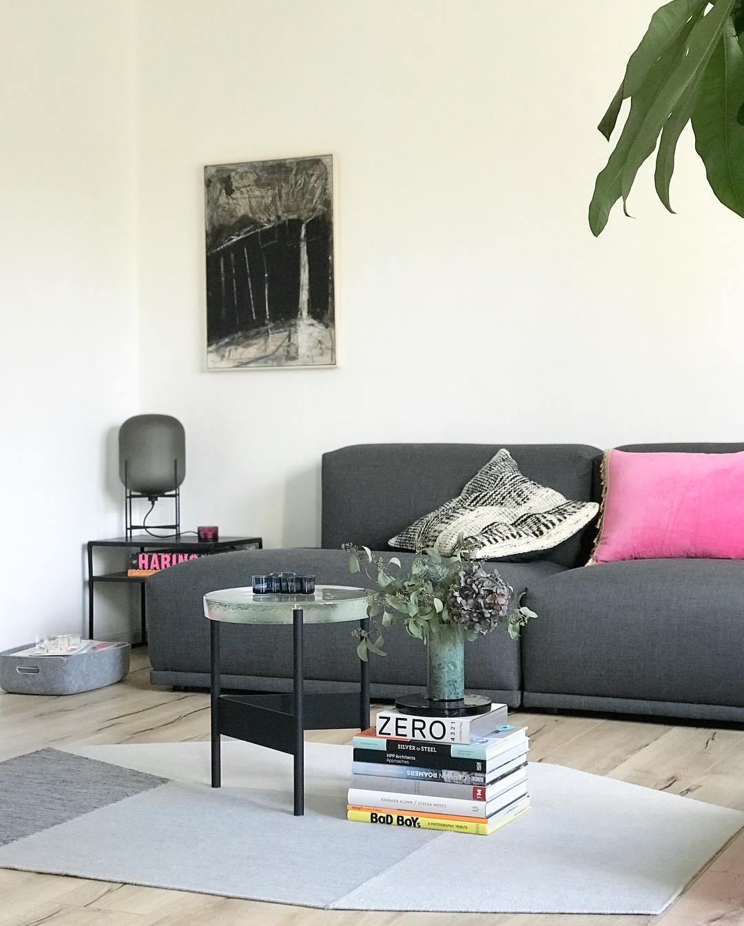 Oda LED Floor Lamp With Modern Glass Globe