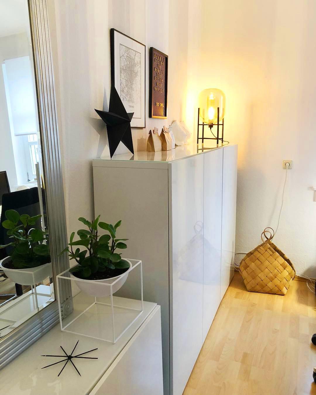 Oda LED Floor Lamp With Modern Glass Globe