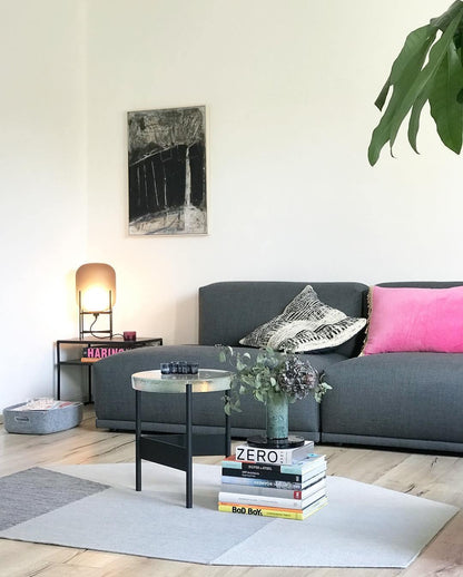 Oda LED Floor Lamp With Modern Glass Globe