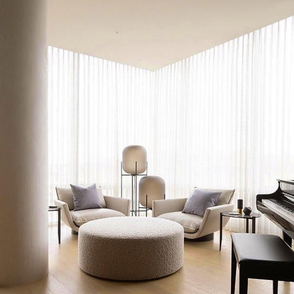 Oda LED Floor Lamp With Modern Glass Globe