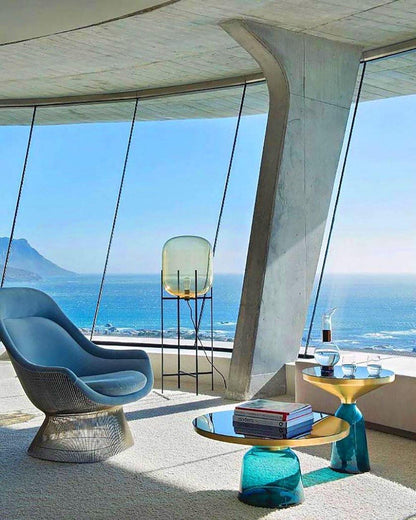 Oda LED Floor Lamp With Modern Glass Globe