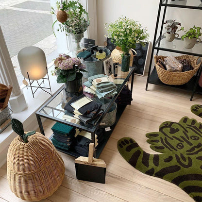 Oda LED Floor Lamp With Modern Glass Globe