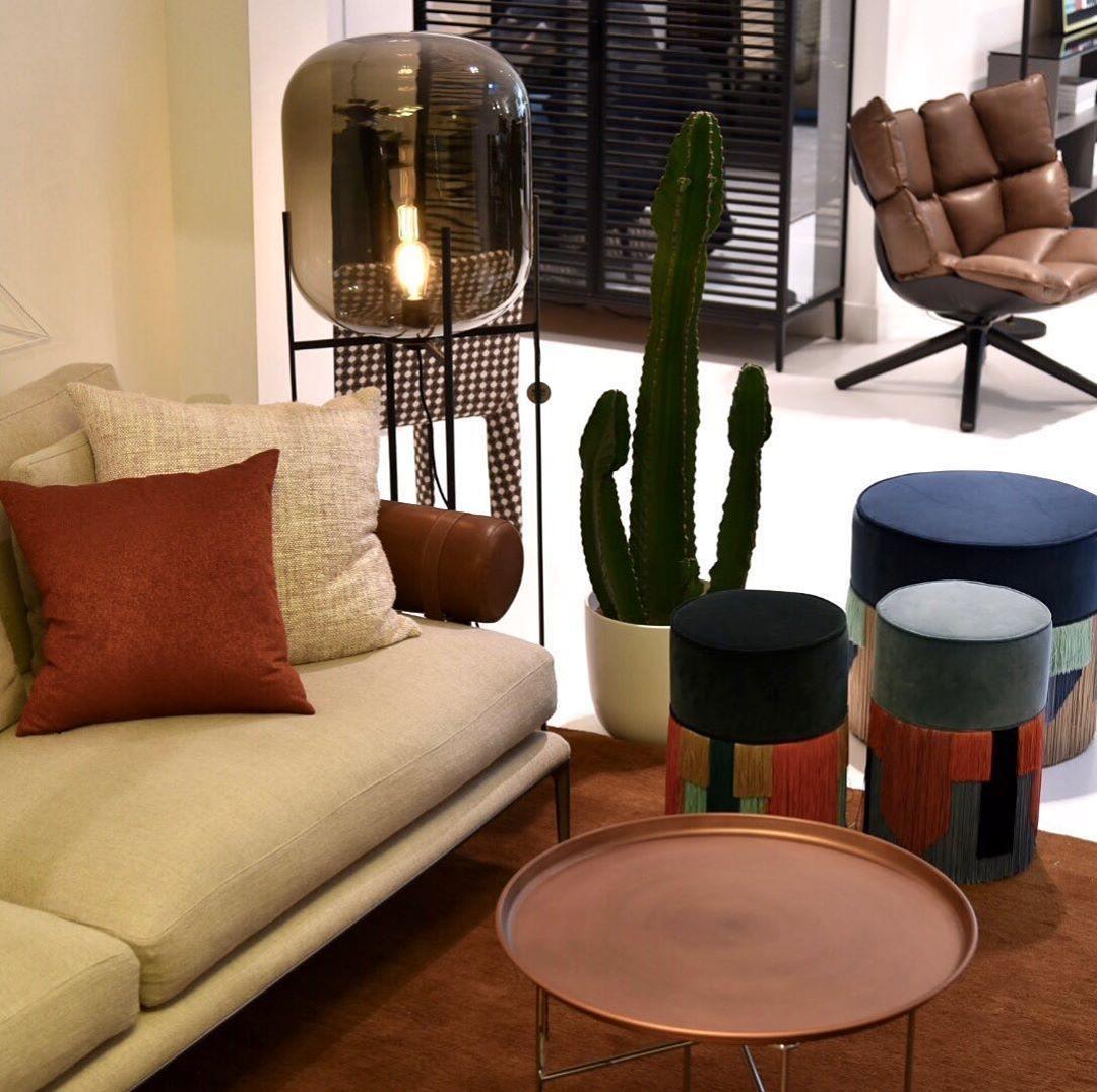 Oda LED Floor Lamp With Modern Glass Globe