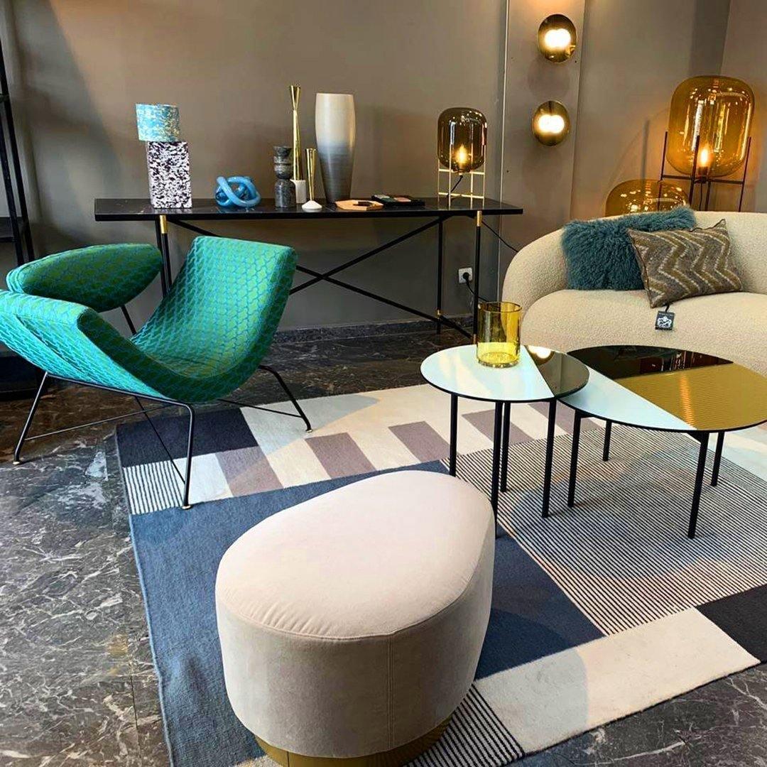 Oda LED Floor Lamp With Modern Glass Globe