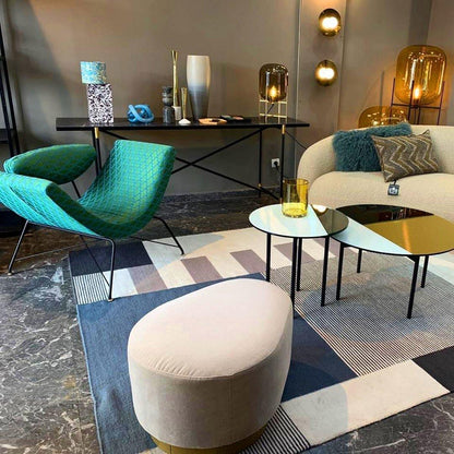 Oda LED Floor Lamp With Modern Glass Globe