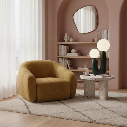 Oo Rough Lamp – Artistic Resin & Glass Table Light