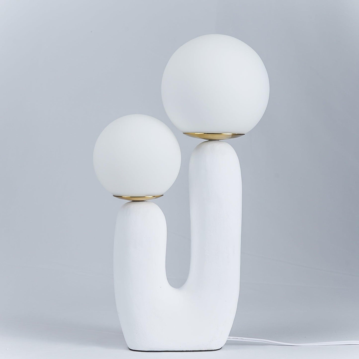 Oo Rough Lamp – Artistic Resin & Glass Table Light