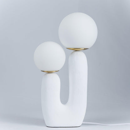 Oo Rough Lamp – Artistic Resin & Glass Table Light