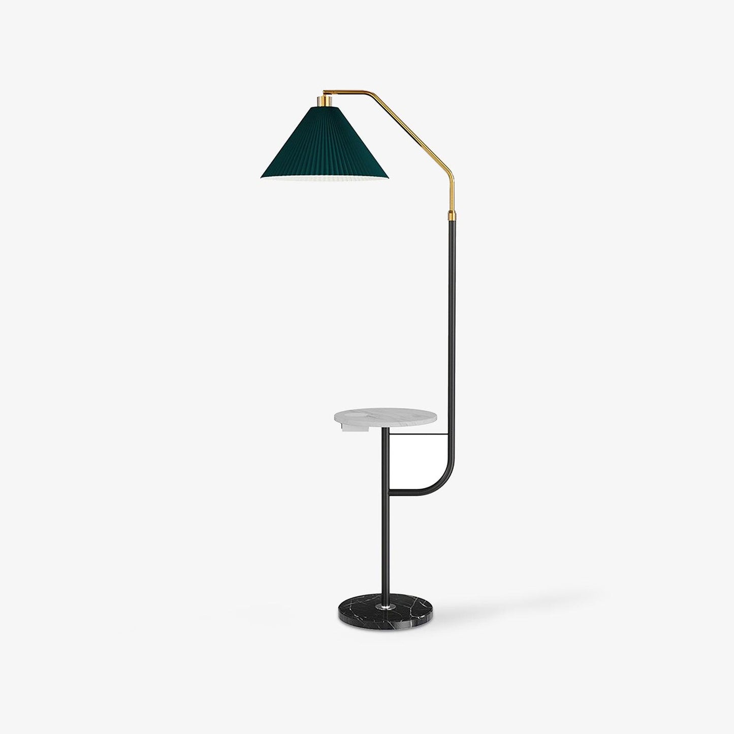 Ozz LED Floor Lamp With Artistic Metal & Marble Design
