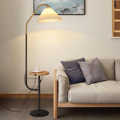 Ozz LED Floor Lamp With Artistic Metal & Marble Design