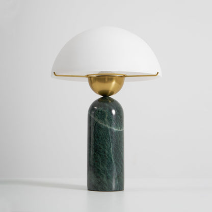 Peono Alabaster Table Lamp White Shade LED Indoor Lighting