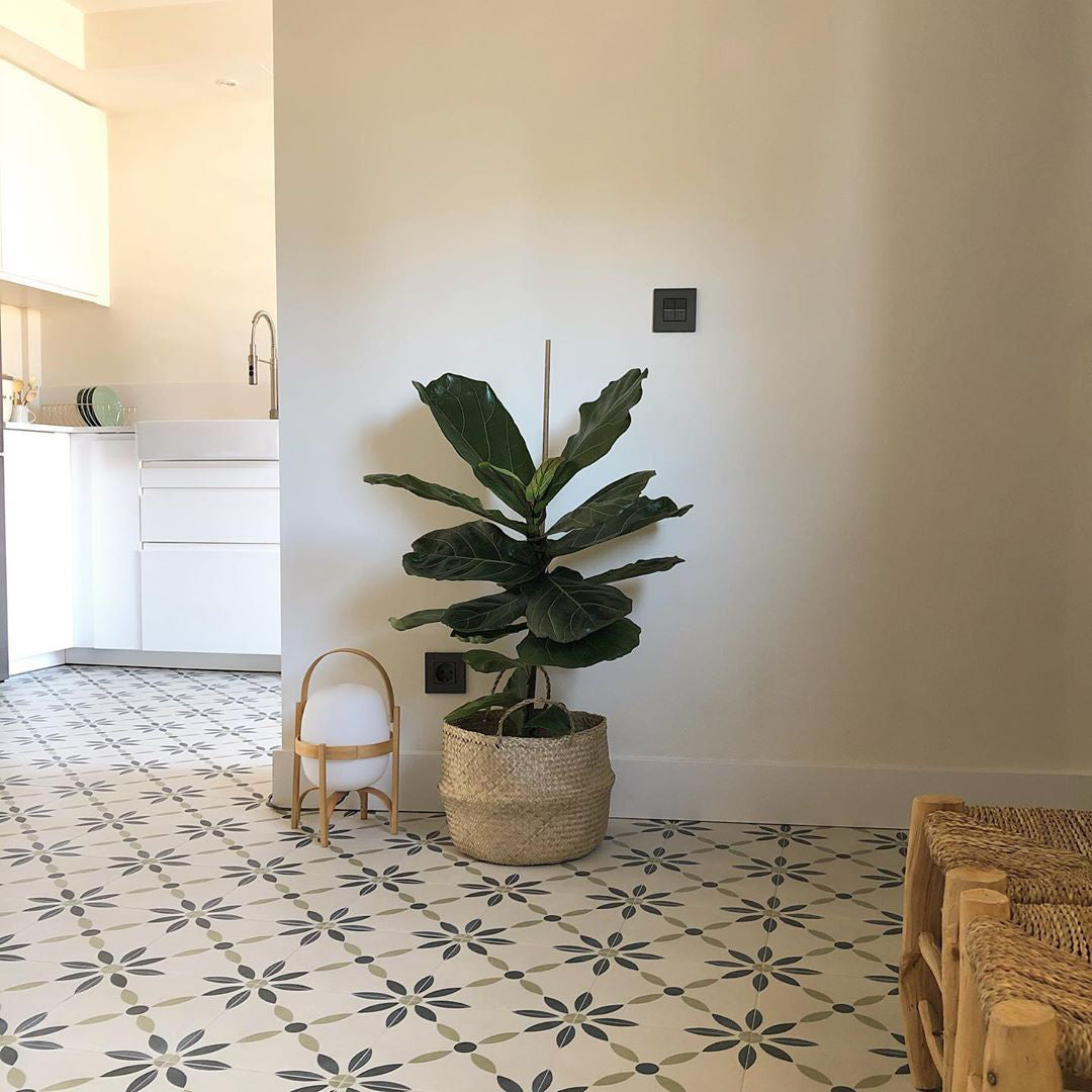 Modern Portable Lantern Glass Table Lamp White Shade LED Light