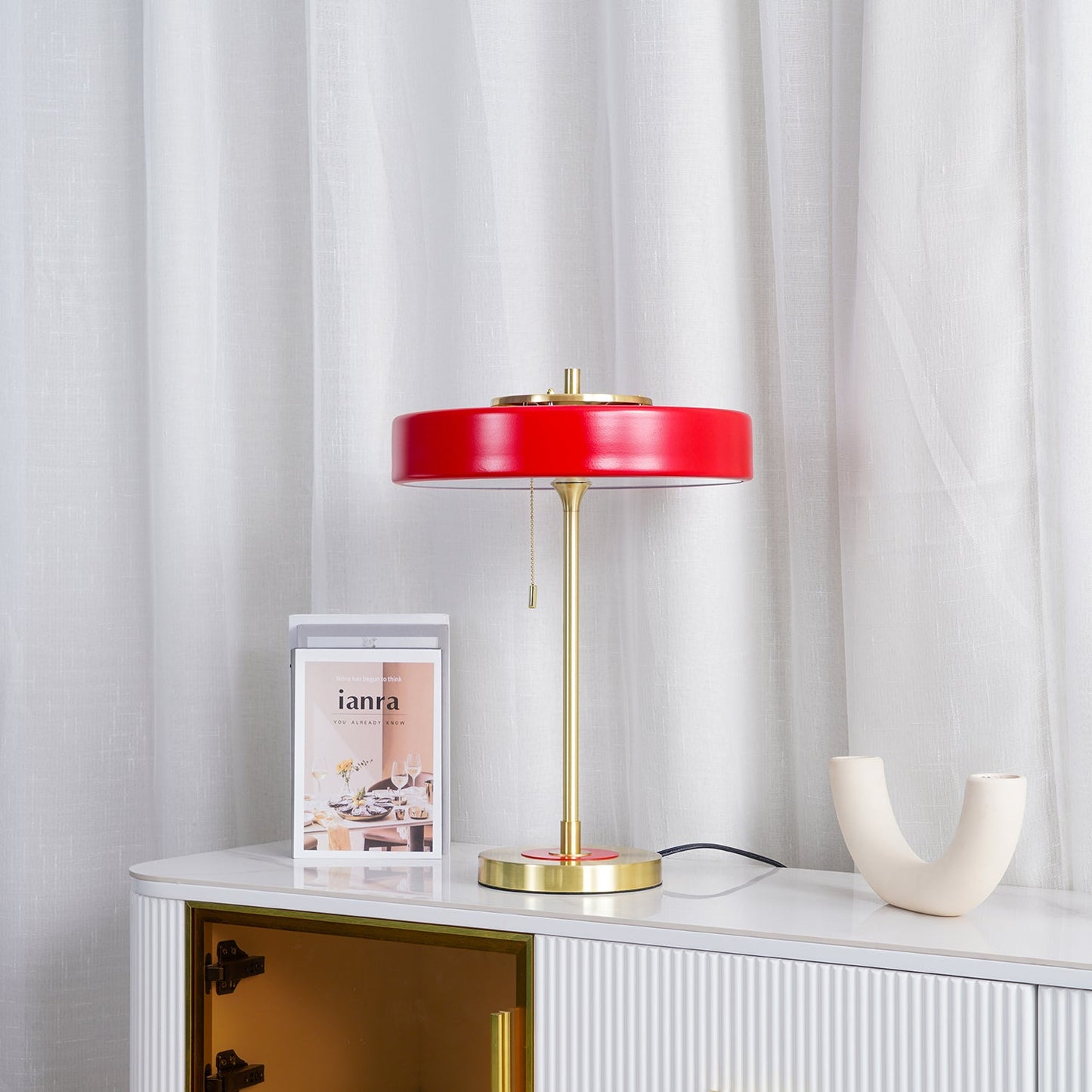 Revolve Table Lamp Colorful Shade LED Indoor Lamp