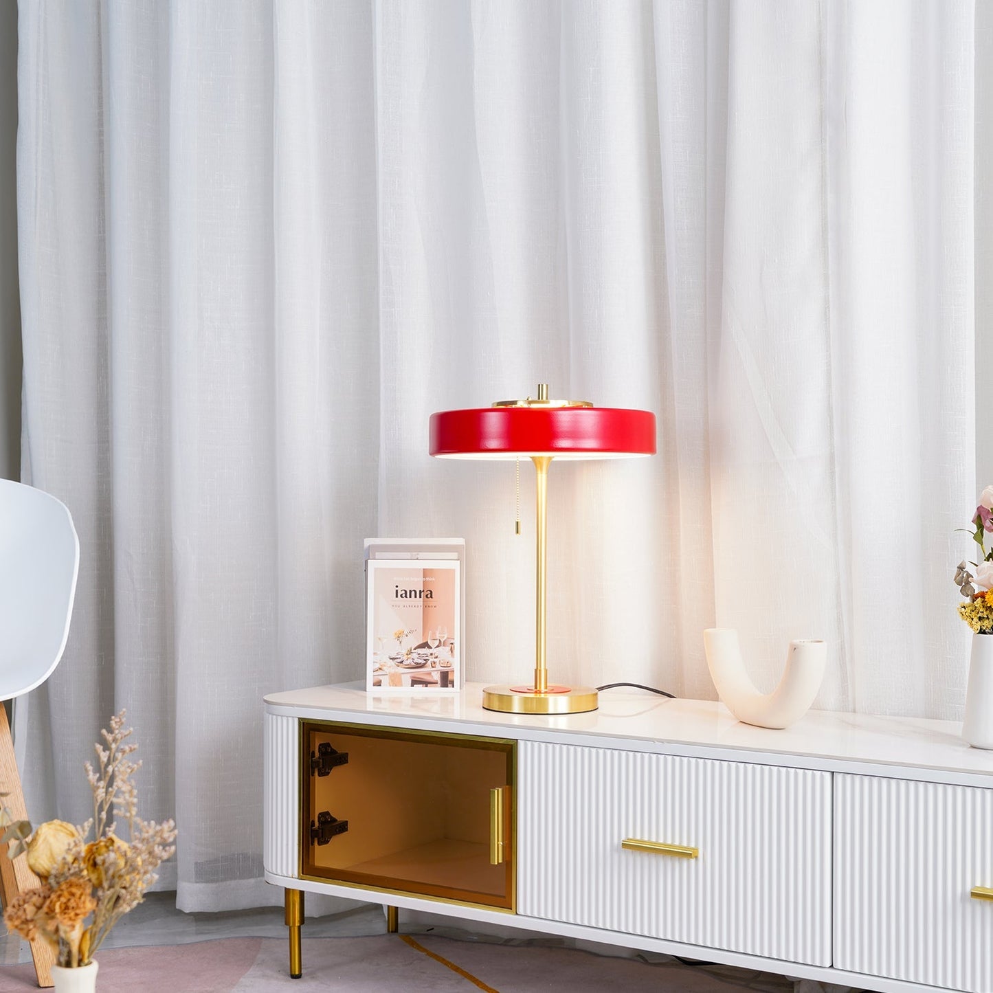 Revolve Table Lamp Colorful Shade LED Indoor Lamp