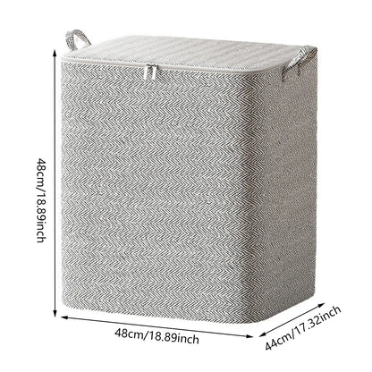 Foldable Cubes Organizer With Handle And Zipper