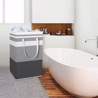 Waterproof Foldable Laundry Hamper Suitable For Bedrooms, Laundry Rooms, Dormitories