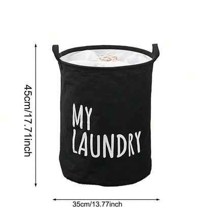 Foldable Drawstring Laundry Basket XL Capacity Waterproof
